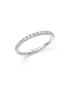 Bloomingdale's Diamond Micro-pave Stack Ring In 14k White Gold, .25 Ct. T. W. In White