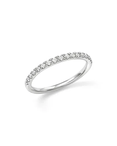 Bloomingdale's Diamond Micro-pave Stack Ring In 14k White Gold, .25 Ct. T. W.