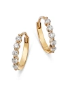 Bloomingdale's Diamond Mini Hoop Earrings In 14k Yellow Gold, 0.25 Ct. T. W. In Gold