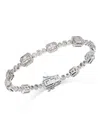 Bloomingdale's Diamond Mosaic Bracelet In 14k White Gold, 3.0 Ct. T. W. In White