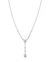 Bloomingdale's Diamond Mosaic Lariat Necklace In 14k White Gold, 1.0 Ct. T. W. In White