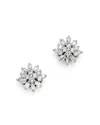 Bloomingdale's Diamond Mosaic Stud Earrings In 14k White Gold, 0.25 Ct. T. W. - Exclusive In White