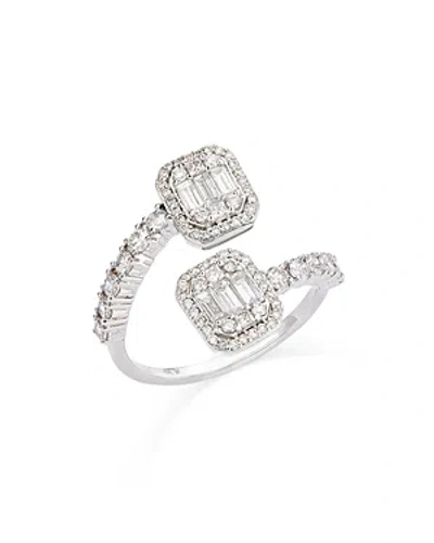 Bloomingdale's Diamond Multi Cut Bypass Ring 14k White Gold, 1.0 Ct. T. W.