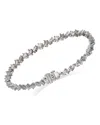 Bloomingdale's Diamond Multi Cut Tennis Bracelet In 14k White Gold, 5.0 Ct. T. W. - Exclusive In White