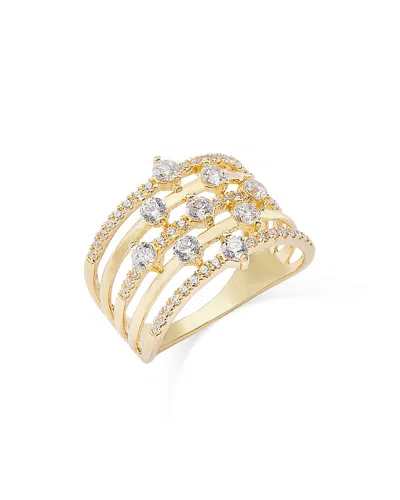 Bloomingdale's Diamond Multirow Statement Ring In 14k Yellow Gold, 1.0 Ct. T. W.