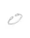 Bloomingdale's Diamond Open Ring In 14k White Gold, 0.35 Ct. T. W. In White