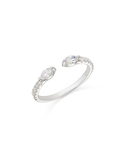 Bloomingdale's Diamond Open Ring In 14k White Gold, 0.35 Ct. T. W.