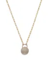 Bloomingdale's Diamond Pave Disc Pendant Necklace In 14k Yellow Gold, 0.70 Ct. T. W. - Exclusive In Gold