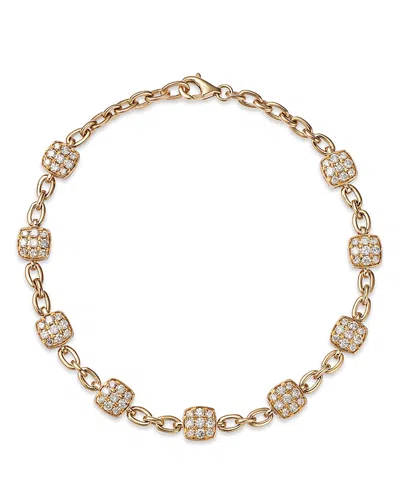 Bloomingdale's Diamond Pave Link Bracelet In 14k Yellow Gold, 1.0 Ct. T. W.
