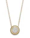 Bloomingdale's Diamond Pave Pendant Necklace In 14k Yellow Gold, 0.25 Ct. T. W. - Exclusive In Yellow Gold/white Diamonds
