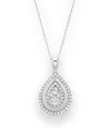 Bloomingdale's Diamond Pendant Necklace In 14k White Gold, .35 Ct. T. W. - Exclusive In White