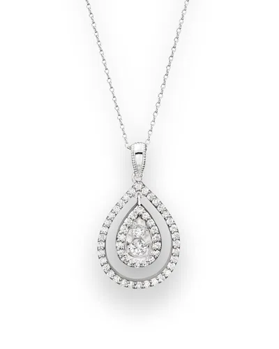 Bloomingdale's Diamond Pendant Necklace In 14k White Gold, .35 Ct. T. W. - Exclusive