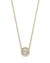 Bloomingdale's Diamond Pendant Necklace In 14k Yellow Gold, 0.25 Ct. T. W. - Exclusive In White/gold