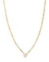 Bloomingdale's Diamond Princess Solitaire Pendant Necklace In 14k Yellow Gold, 0.25 Ct. T. W. - Exclusive In Gold