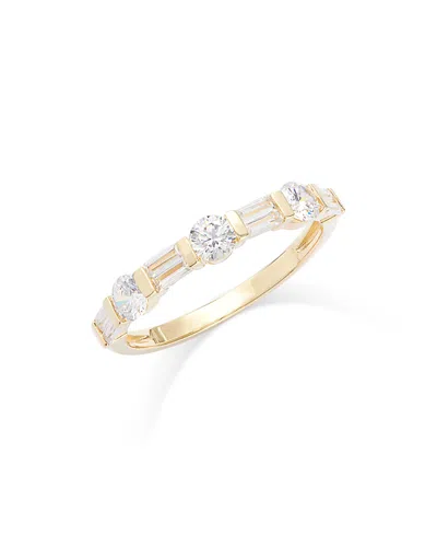 Bloomingdale's Diamond Round & Baguette Band In 14k Yellow Gold, 0.75 Ct. T. W.