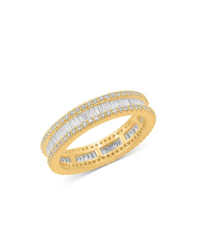 Bloomingdale's Diamond Round & Baguette Eternity Band In 14k Yellow Gold, 1.0 Ct. T. W. - Exclusive In White/gold