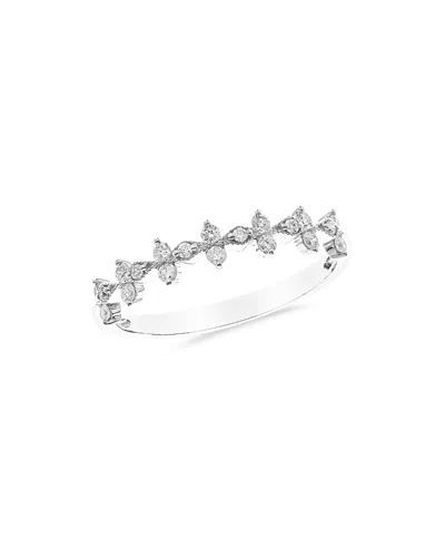 Bloomingdale's Diamond Scattered Band In 14k White Gold, 0.25 Ct. T. W. - Exclusive