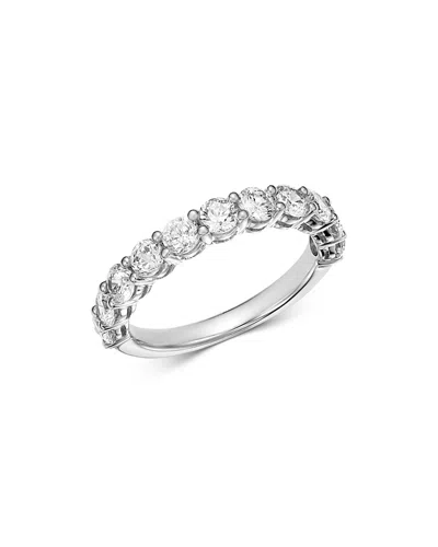 Bloomingdale's Diamond Shared Prong Band Ring In 14k White Gold, 1.50 Ct. T. W. - Exclusive