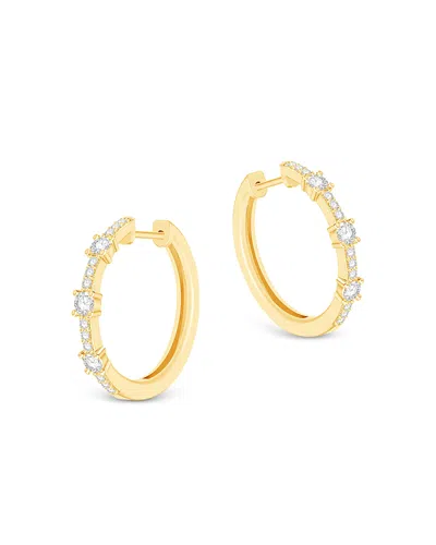 Bloomingdale's Diamond Small Hoop Earrings In 14k Yellow Gold, 0.40 Ct. T. W. - Exclusive