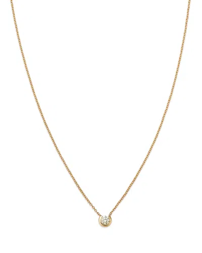 Bloomingdale's Diamond Solitaire Necklace In 14k Yellow Gold, 0.15 Ct. T. W. - Exclusive