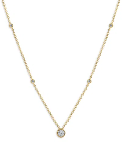 Bloomingdale's Diamond Solitaire Necklace In 14k Yellow Gold, 0.25 Ct. T. W. - Exclusive