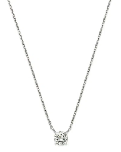 Bloomingdale's Diamond Solitaire Pendant Necklace In 14k White Gold, 0.50 Ct. T. W. - Exclusive