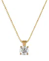 Bloomingdale's Diamond Solitaire Pendant Necklace In 18k Yellow Gold, 1.0 Ct. T. W. - Exclusive In White/gold