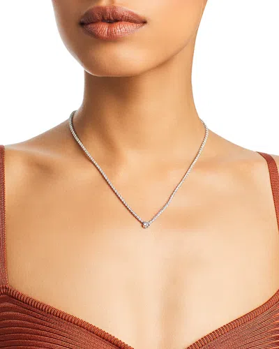 Bloomingdale's Diamond Solitaire Tennis Necklace In 14k White Gold, 2.30 Ct. T. W. - Exclusive