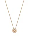 Bloomingdale's Diamond Star Of David Pendant Necklace In 14k Yellow Gold, 0.09 Ct. T. W. In Gold