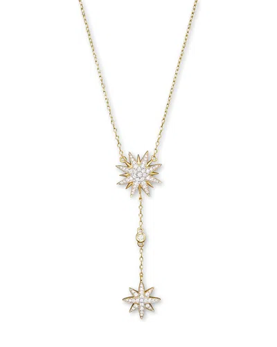 Bloomingdale's Diamond Starburst Drop Pendant Necklace In 14k Yellow Gold, .40 Ct. T. W.