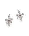 Bloomingdale's Diamond Starburst Stud Earrings In 14k White Gold, 0.50 Ct. T. W. - Exclusive In White