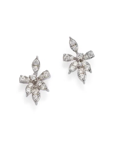 Bloomingdale's Diamond Starburst Stud Earrings In 14k White Gold, 0.50 Ct. T. W. - Exclusive