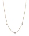 Bloomingdale's Diamond Starflower Station Necklace 14k Yellow Gold, 0.55 Ct. T. W. - Exclusive In Gold