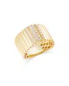 Bloomingdale's Diamond Statement Ring In 14k Yellow Gold, 0.30 Ct. T. W. In Gold