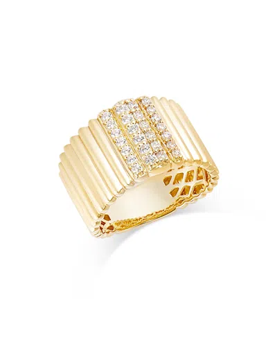 Bloomingdale's Diamond Statement Ring In 14k Yellow Gold, 0.30 Ct. T. W.