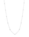 Bloomingdale's Diamond Station Necklace In 14k White Gold, 1.0 Ct. T. W. In White