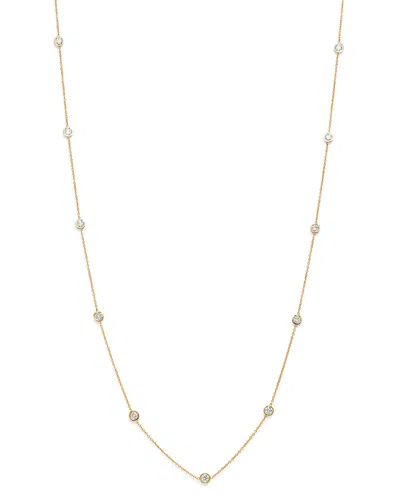 Bloomingdale's Diamond Station Necklace In 14k Yellow Gold, 1.0 Ct. T. W. - Exclusive