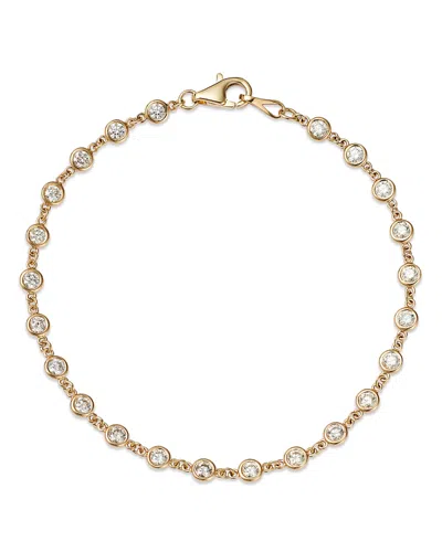 Bloomingdale's Diamond Station Tennis Bracelet In 14k Yellow Gold, 1.60 Ct. T. W. - Exclusive