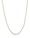 Bloomingdale's Diamond Station Tennis Necklace In 14k Yellow Gold, 1.0 Ct. T. W. - Exclusive In Gold