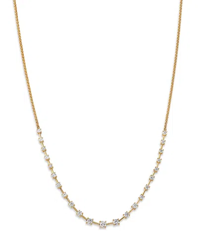 Bloomingdale's Diamond Station Tennis Necklace In 14k Yellow Gold, 1.0 Ct. T. W. - Exclusive