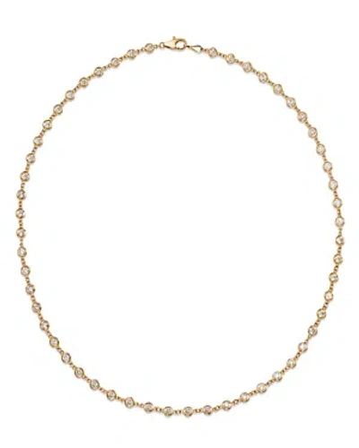 Bloomingdale's Diamond Station Tennis Necklace In 14k Yellow Gold, 3.60 Ct. T. W.