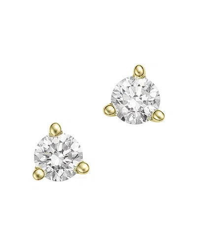 Bloomingdale's Diamond Stud Earrings In 14k Yellow Gold, 0.20 Ct. T. W. - Exclusive In White/gold