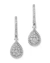 Bloomingdale's Diamond Teardrop Earrings In 14k White Gold, 1.0 Ct. T. W. - Exclusive In White