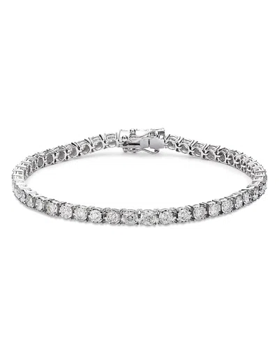 Bloomingdale's Diamond Tennis Bracelet In 14k White Gold, 4.0 Ct. T. W.