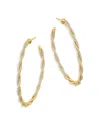 Bloomingdale's Diamond Twist Hoop Earrings In 14k Yellow Gold, 1.0 Ct. T. W. - Exclusive In Gold