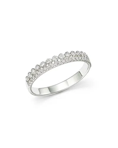 Bloomingdale's Diamond Two Row Band In 14k White Gold,.30 Ct. T.w - 100% Exclusive