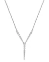 Bloomingdale's Diamond Y Necklace In 14k White Gold, 0.50 Ct. T. W. - Exclusive In White
