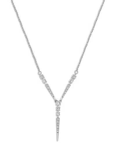 Bloomingdale's Diamond Y Necklace In 14k White Gold, 0.50 Ct. T. W. - Exclusive