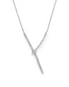 Bloomingdale's Diamond Y Necklace In 14k White Gold, 1.45 Ct. T. W. - Exclusive In White