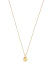 Bloomingdale's Disc Pendant Necklace In 14k Yellow Gold, 18 - Exclusive In Gold